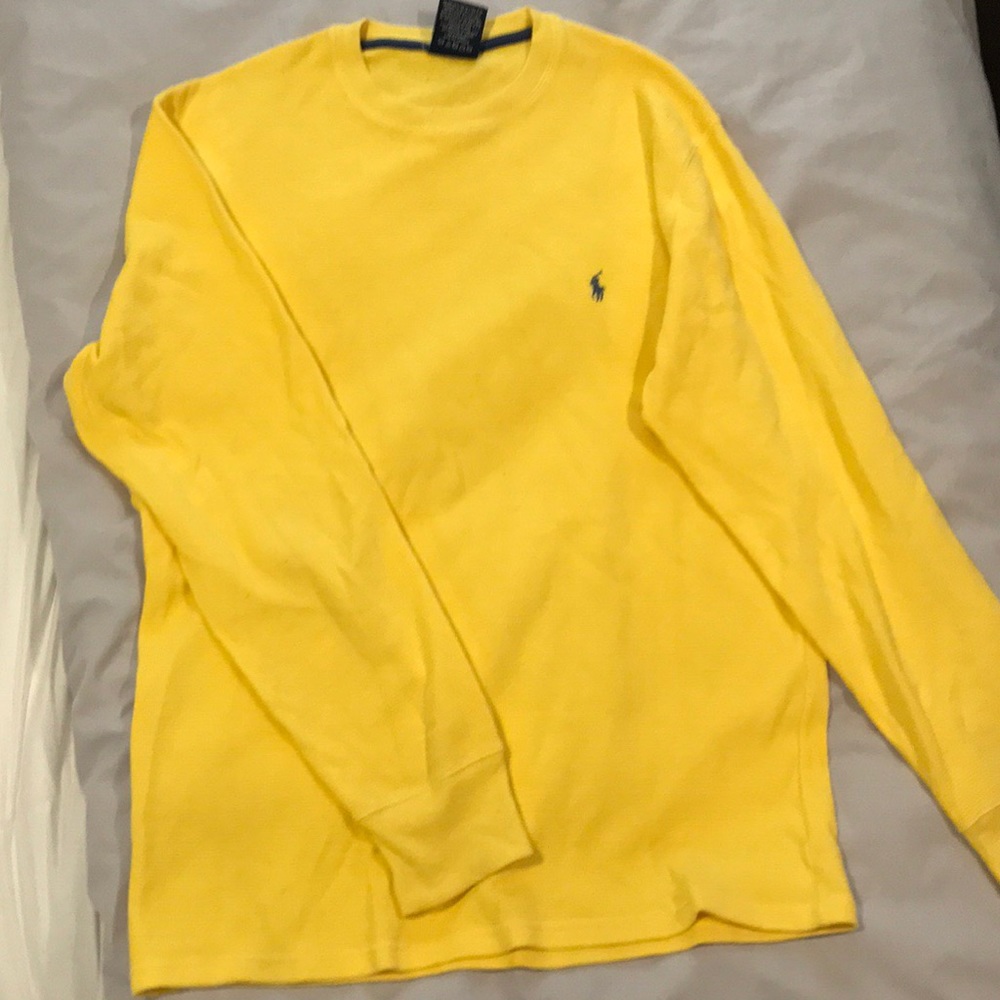 Polo mens waffle knit crew beck thermal